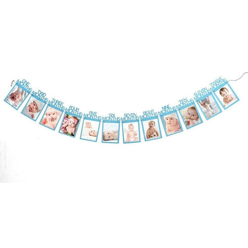 1-12 Month baby Photo holder Kids Birthday Gift