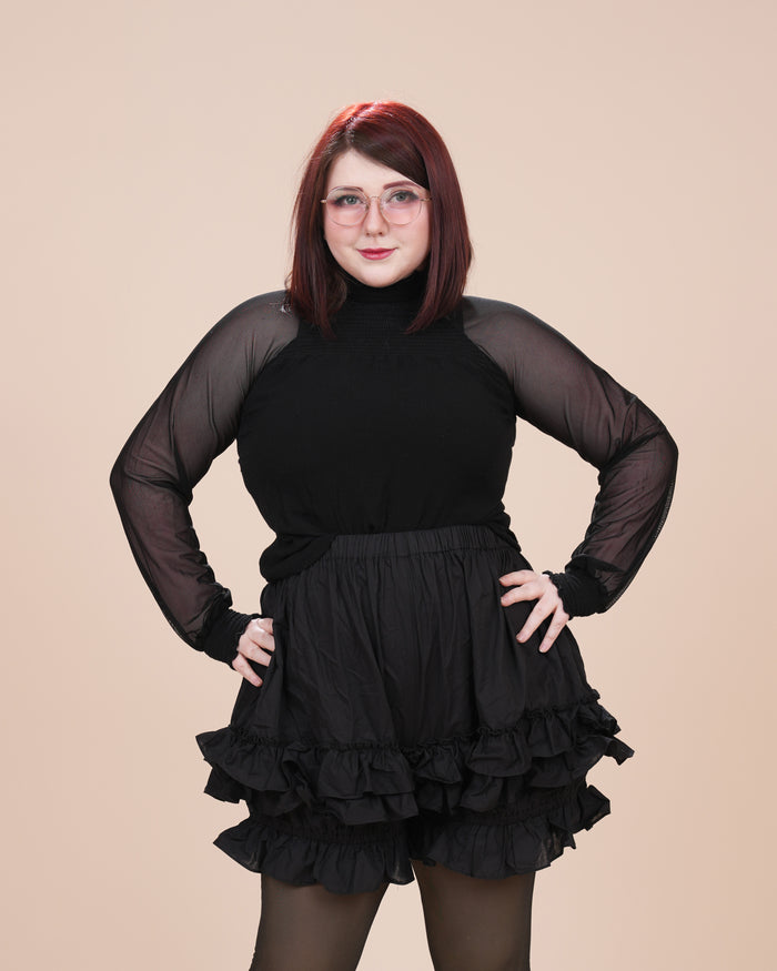 100% Cotton Bloomers in Obsidian Rose