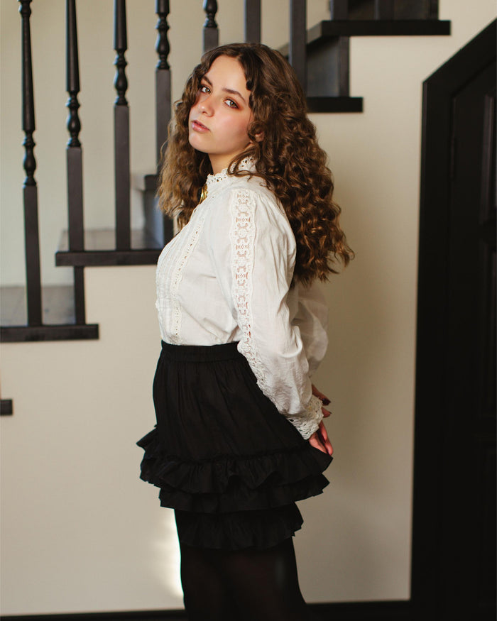 100% Cotton Bloomers in Obsidian Rose