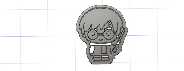 3D Printed Harry Potter Cookie Cutter