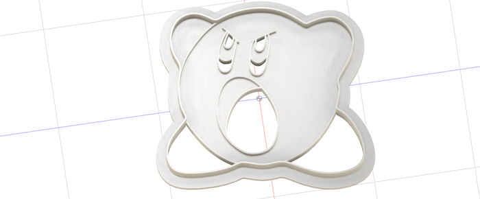 3D Printed Kirby Cookie Cutter