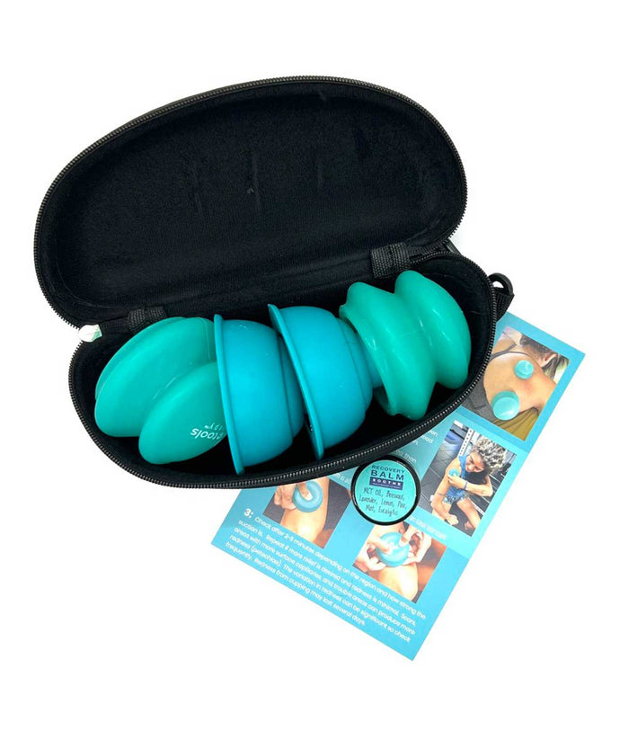 4-pack Sport Recovery Mixed Cupping Set