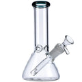 9" Mini Beaker w/ Color Lip