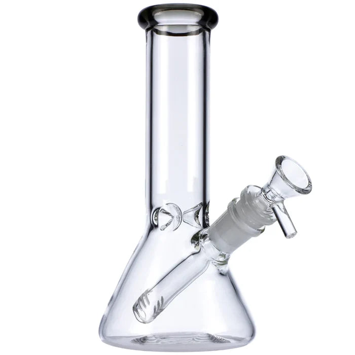 9" Mini Beaker w/ Color Lip