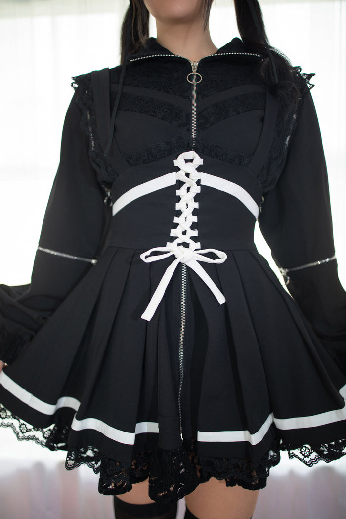 Lacebound Maid Overlay Skirt + Apron