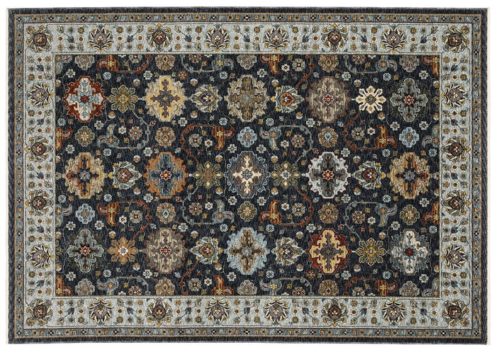 Oriental Weavers Area Rugs Aberdeen  Area Rugs 561B Navy Persian By OWRugs