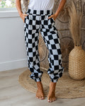 Ampersand Ave Black Jack Checkered Joggers Ampersand Ave