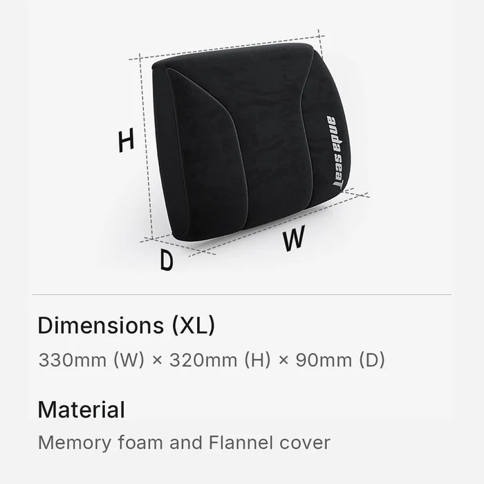 AndaSeat L XL Memory Foam Lumbar Pillow