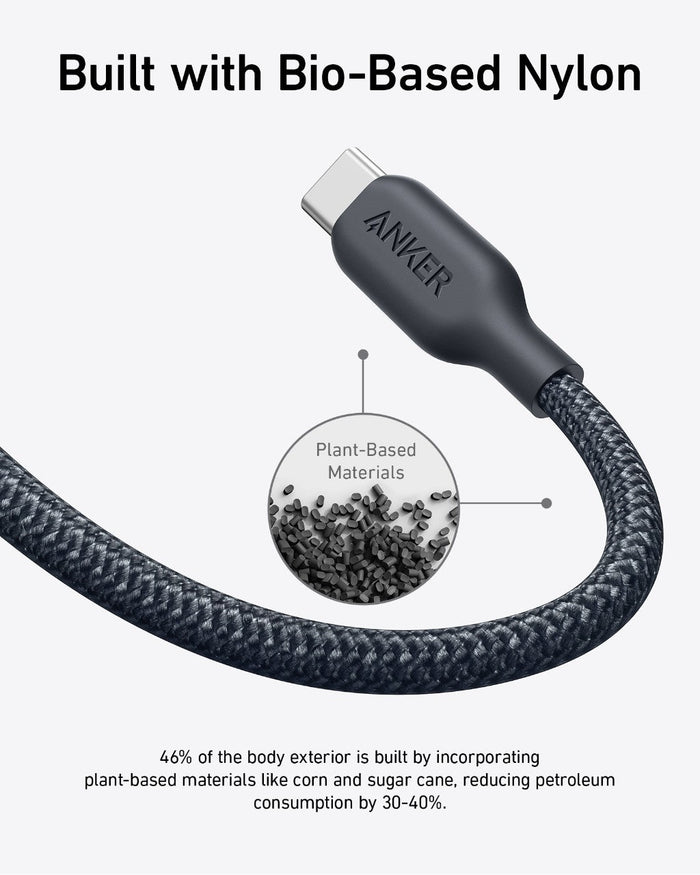 Anker <b>543</b> USB-C to USB-C Cable (Bio-Braided)