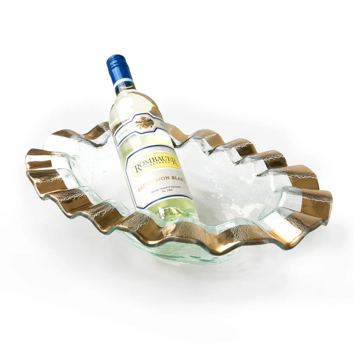 ANNIE GLASS- Ruffle Wine Cooler
