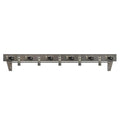 ASI 1315-6 Utility Shelf w/ 6 Mop Holders & 5 Hooks Drying Rod Surface Mounted - Satin - Prestige Distribution