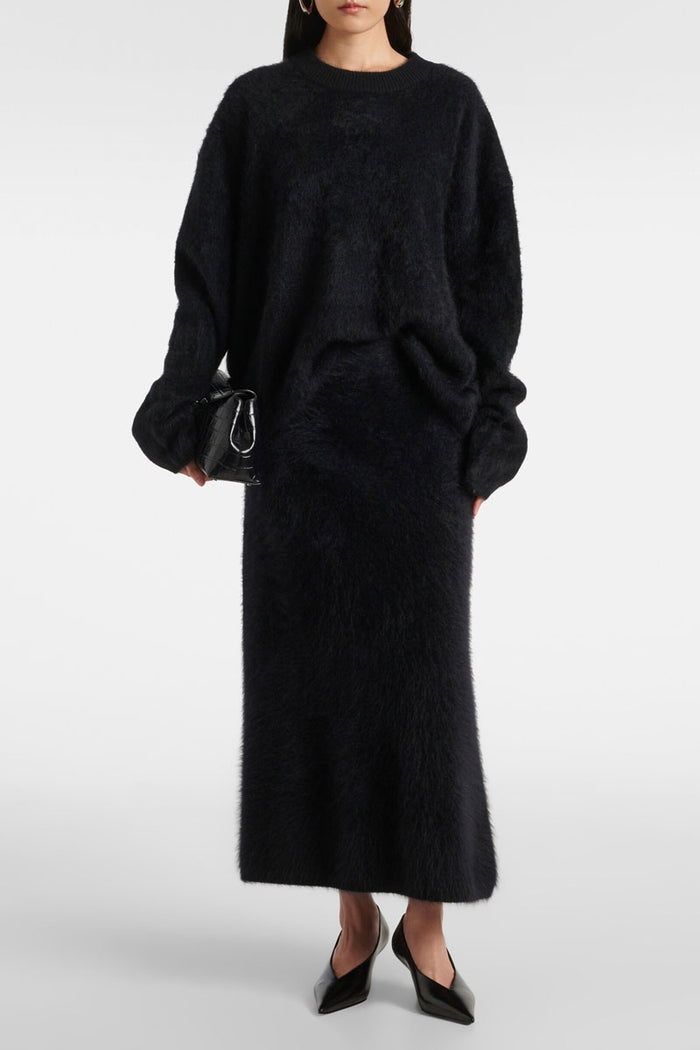 Asta Skirt - Black Brushed