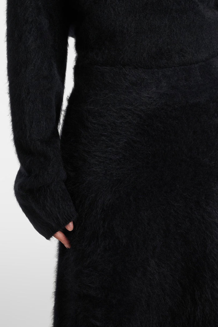 Asta Skirt - Black Brushed