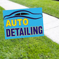 AUTO DETAILING Yard Sign CAR DEALER SIGNS SMOG SIGNS
