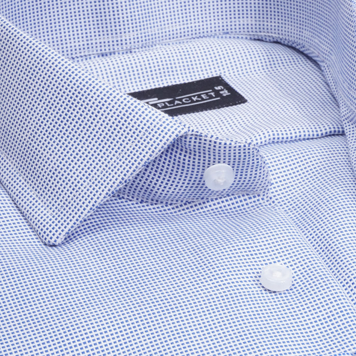 AVENOR BLUE DOBBY SHIRT