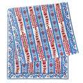 Avignon Red & Blue Runner: 16" x 90"