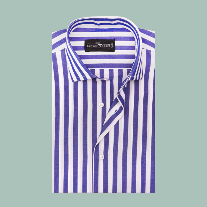 AWNING BOLD BLUE STRIPES