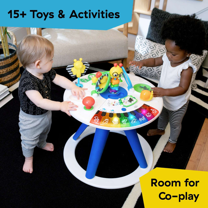 Baby Einstein Around We Grow 4-in-1 Discovery Center with sit-in walker and 15+ toys for ages 6 months to 3 years