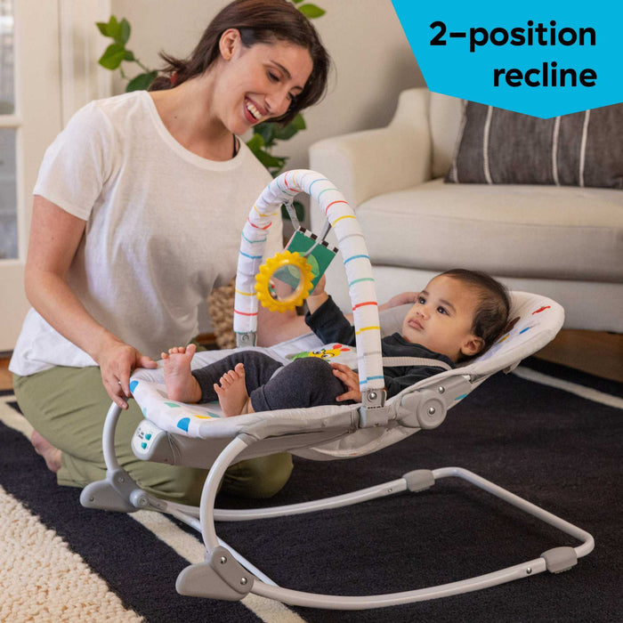 Baby Einstein Dean’s Discovery Spot Musical Infant to Toddler Rocker, Ages 0 months+