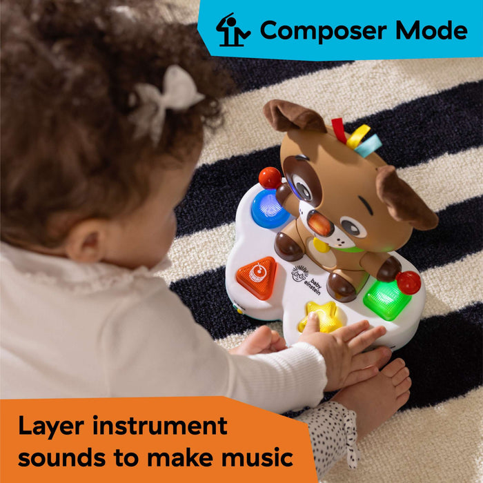 Baby Einstein Drum & Learn Dean interactive musical learning toy for babies with lights, sounds, and sensory features