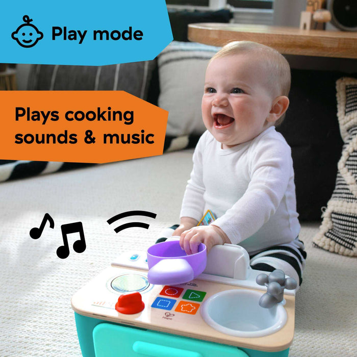Baby Einstein + Hape Magic Touch Kitchen Pretend to Cook Toy, Ages 9 Months and Up