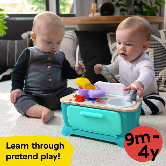 Baby Einstein + Hape Magic Touch Kitchen Pretend to Cook Toy, Ages 9 Months and Up