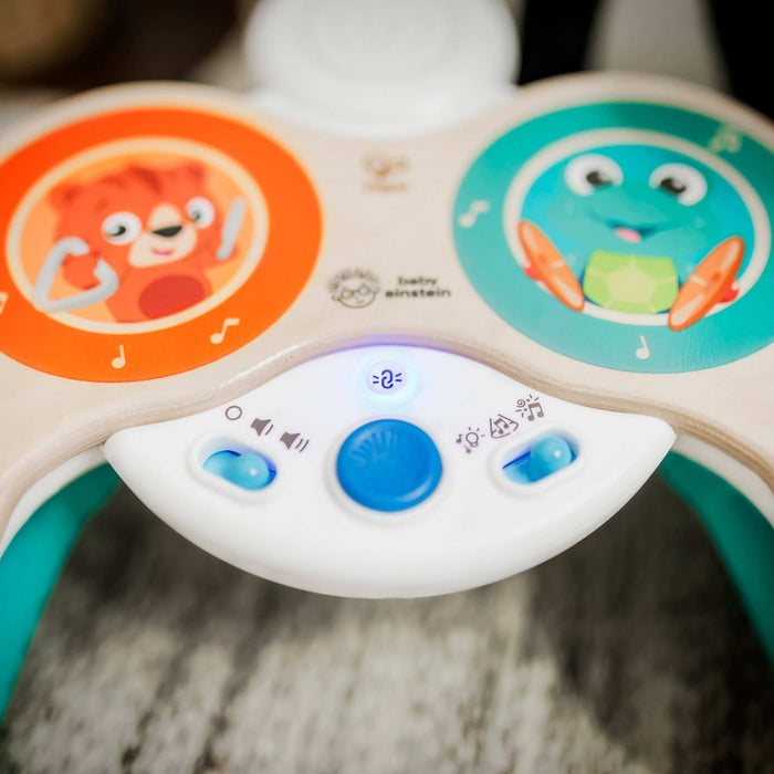 Baby Einstein Together in Tune Drums wooden toddler drum set with Magic Touch technology and wireless connectivity