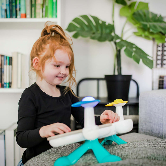 Baby Einstein Together in Tune Drums wooden drum set for toddlers with Magic Touch technology and wireless connectivity