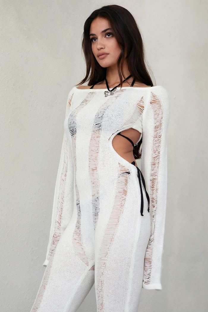 Bailei Distressed Jumpsuit