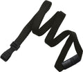 Bamboo 3/8" (10 MM) Flat Lanyard with Breakaway and "No-Twist" Wide Plastic Hook, Qty = 100
