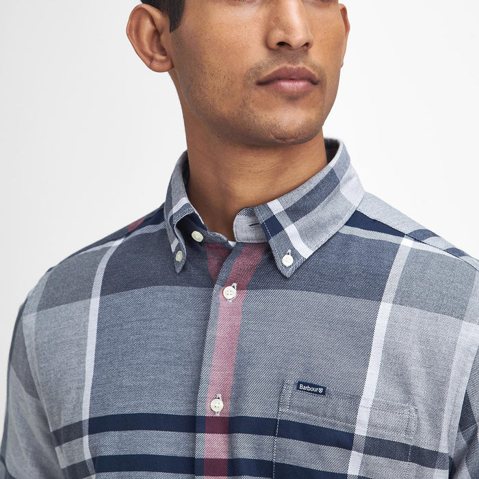 Barbour - Dunoon Tailored Fit Shirt in Blue Granite - Nigel Clare