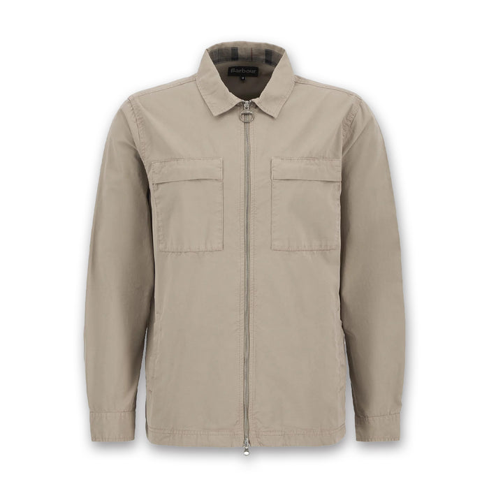 Barbour - Glendale Overshirt in Washed Stone - Nigel Clare