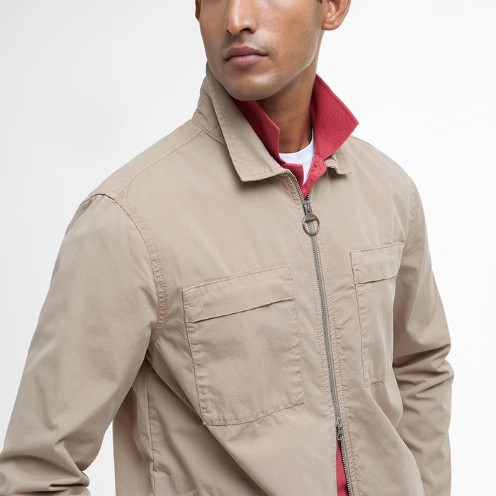 Barbour - Glendale Overshirt in Washed Stone - Nigel Clare