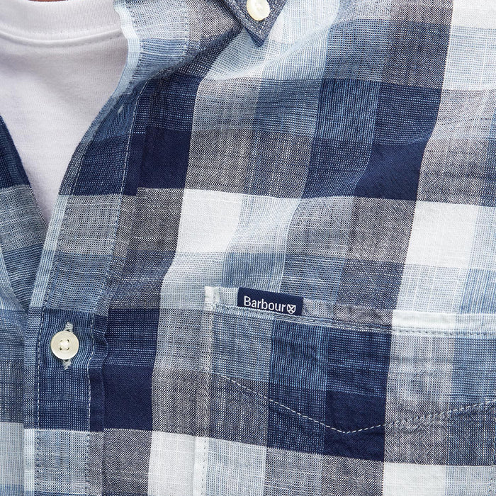 Barbour - Hillroad Tailored Shirt in Navy - Nigel Clare
