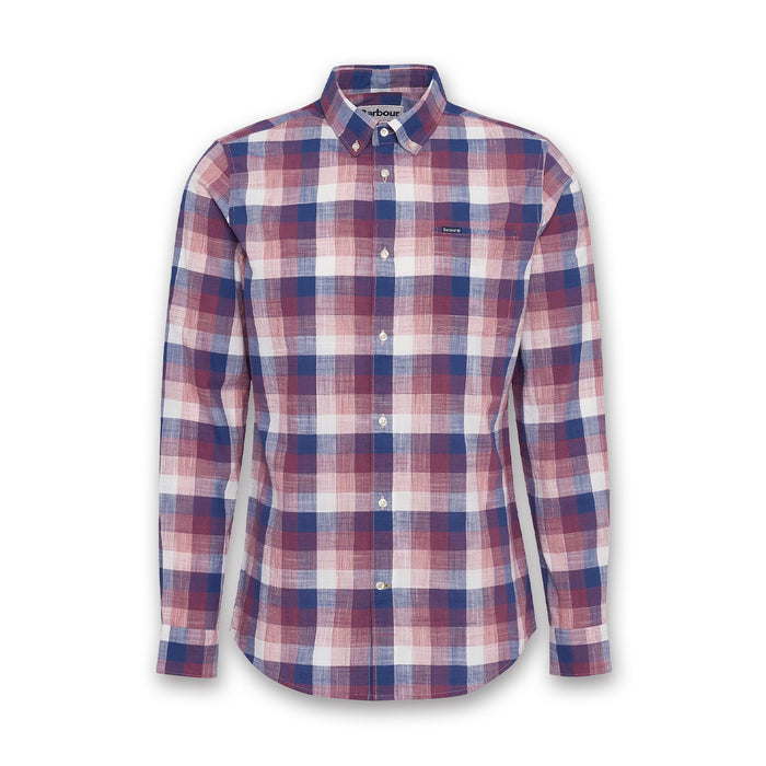 Barbour - Hillroad Tailored Shirt in Red Spice - Nigel Clare