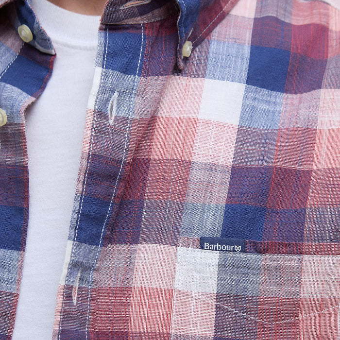 Barbour - Hillroad Tailored Shirt in Red Spice - Nigel Clare
