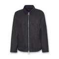 Barbour - Re-Engineered Short Bedale Waxed Jacket in Charcoal - Nigel Clare