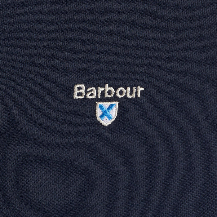 Barbour - Tartan Polo Shirt in New Navy - Nigel Clare