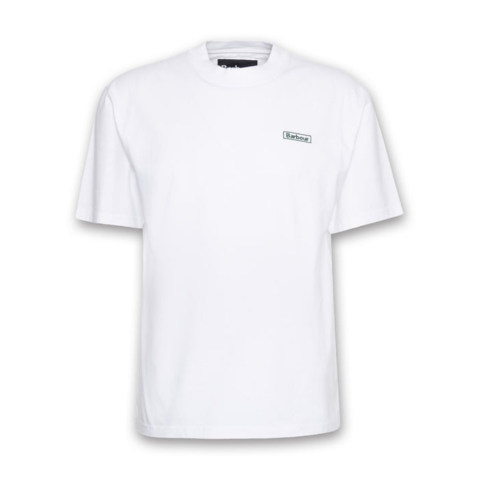 Barbour - Walton Oversized T-Shirt in White - Nigel Clare