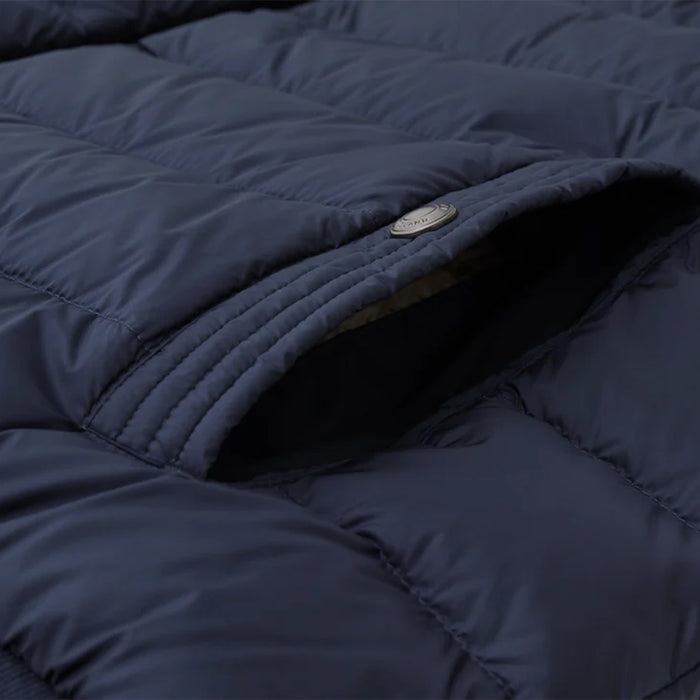 Belstaff - Circuit Down Filled Nylon Gilet in Dark Ink - Nigel Clare