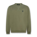 Belstaff - Cotton Fleece Sweatshirt in Surplus Green - Nigel Clare