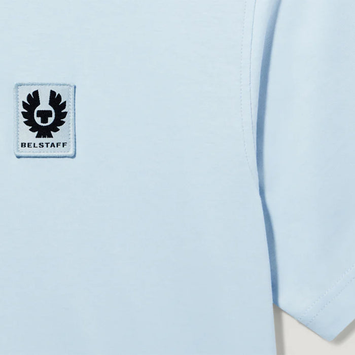 Belstaff - Cotton Jersey T-Shirt in Sky Blue - Nigel Clare