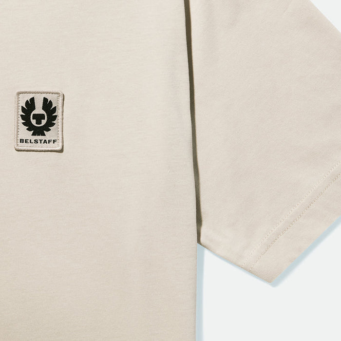 Belstaff - Cotton Jersey T-Shirt in Stone Beige - Nigel Clare