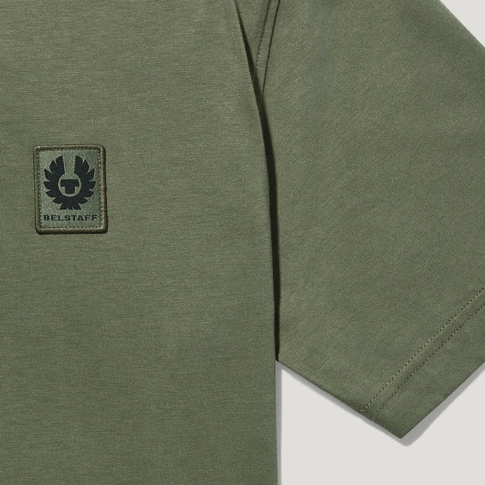 Belstaff - Cotton Jersey T-Shirt in Surplus Green - Nigel Clare