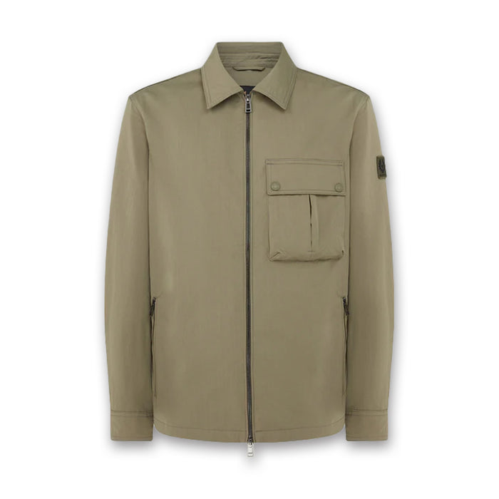 Belstaff - Drome Overshirt in Surplus Green - Nigel Clare