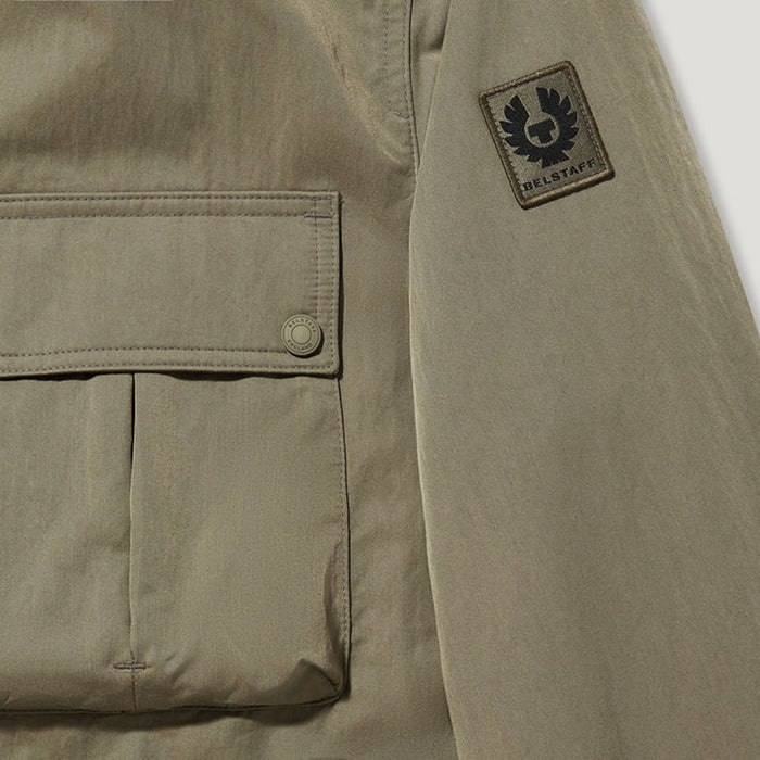 Belstaff - Drome Overshirt in Surplus Green - Nigel Clare