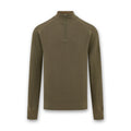 Belstaff - Guide Quarter Zip Sweater in Surplus Green - Nigel Clare