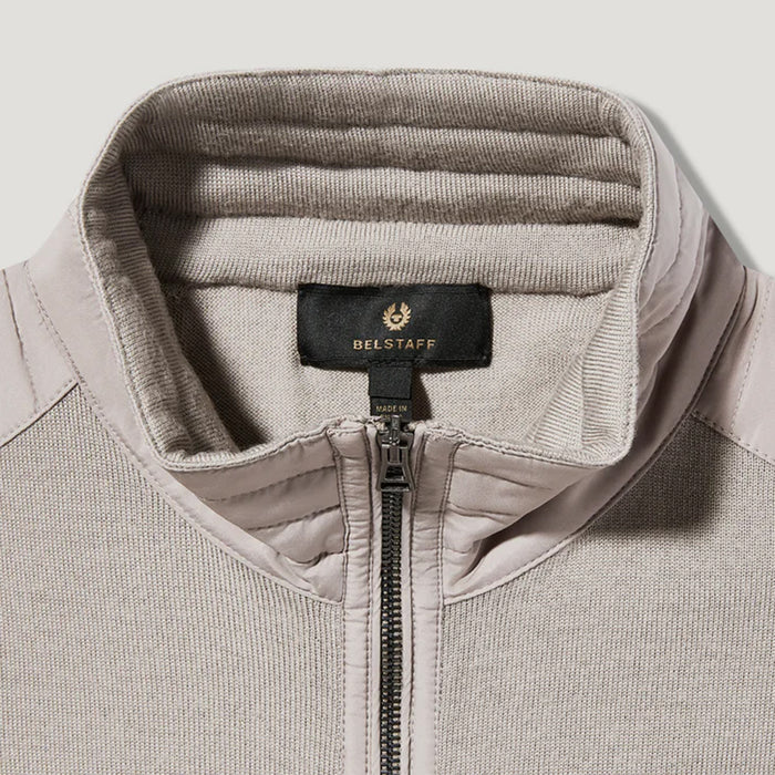 Belstaff - Kilmington Quarter Zip Sweater in Pumice - Nigel Clare