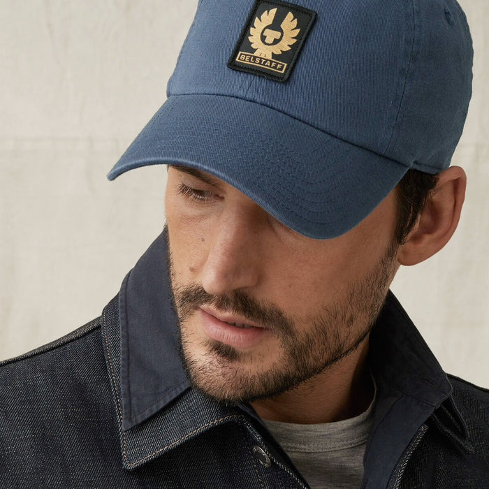 Belstaff - Phoenix Logo Cap in Airforce Blue - Nigel Clare