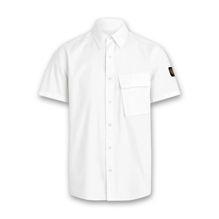 Belstaff - Scale SS Shirt in White - Nigel Clare